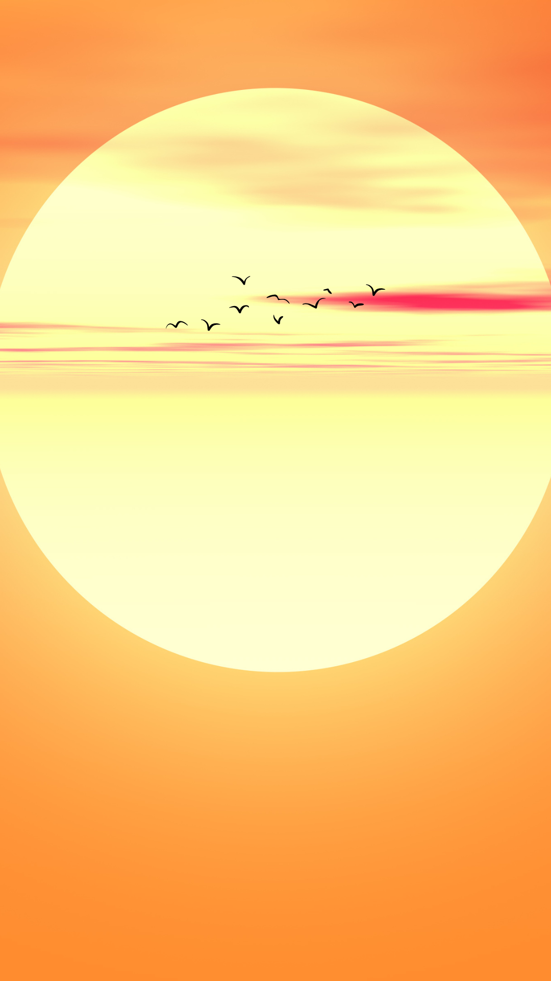 저녁노을 스마트폰 배경화면 이미지 사진