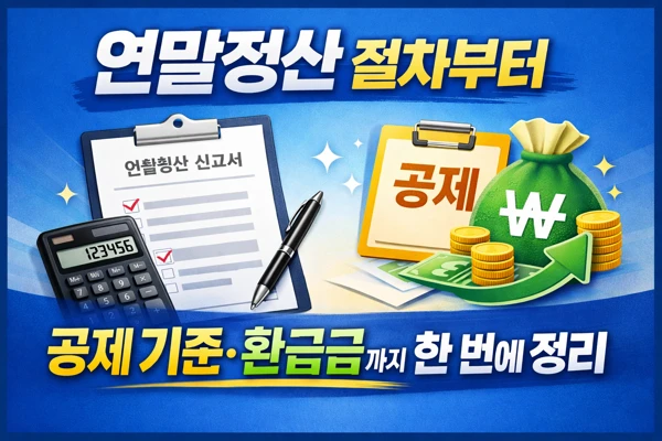 연말정산 절차부터 공제 기준과 환급금