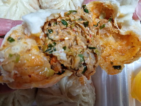 생생통만두-김치만두속