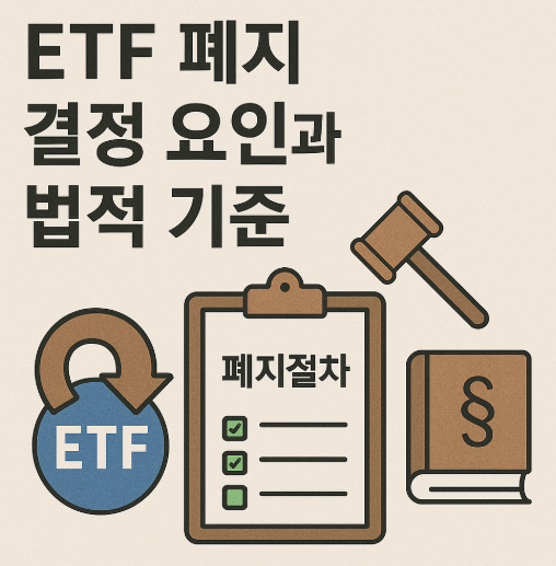 ETF 폐지 결정 요인과 법적 기준 (ETF, 폐지절차, 기준)