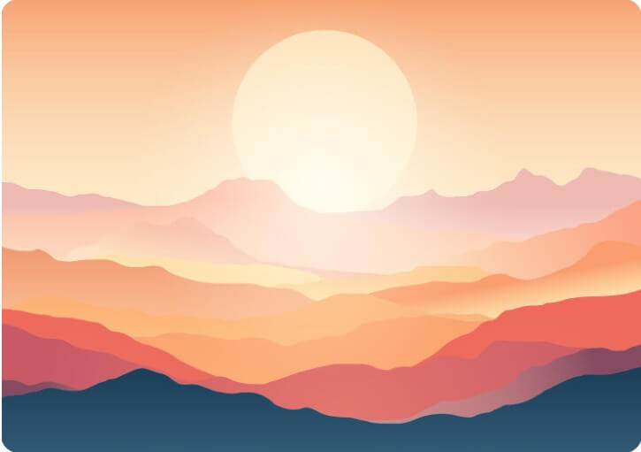 새해가 떠오르는 모습