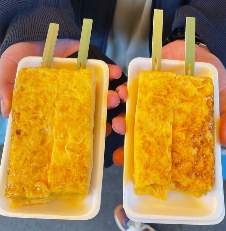 츠키지 시장 계란말이