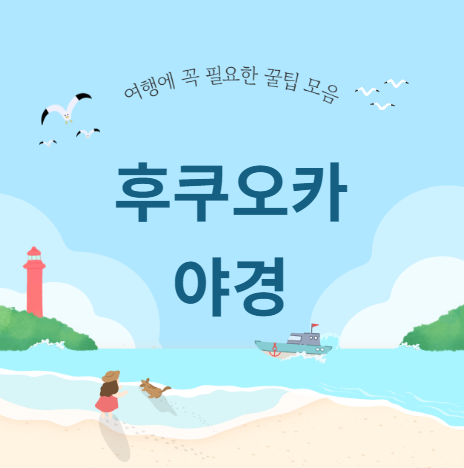 후쿠오카 타워 야경
