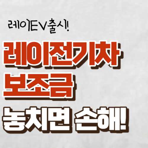 레이전기차놓치면손해 대표사진