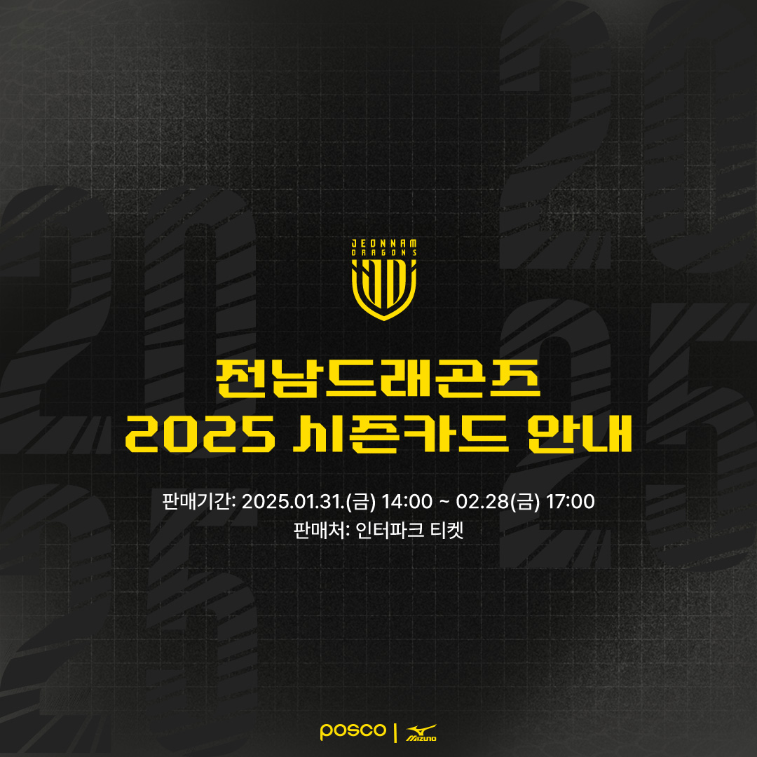 전남 드래곤즈 시즌권