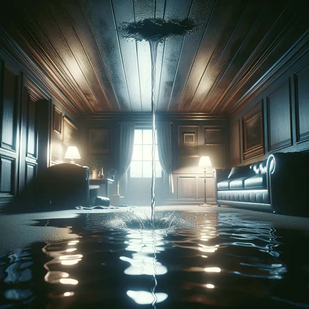 천장에서 물 새는 꿈 해몽