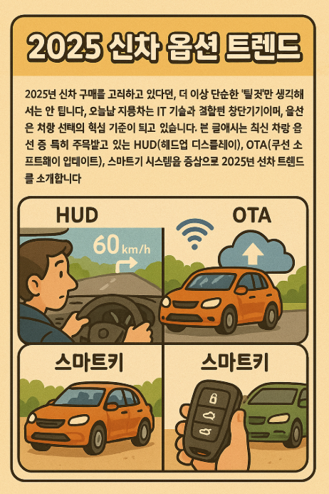 2025 신차 옵션