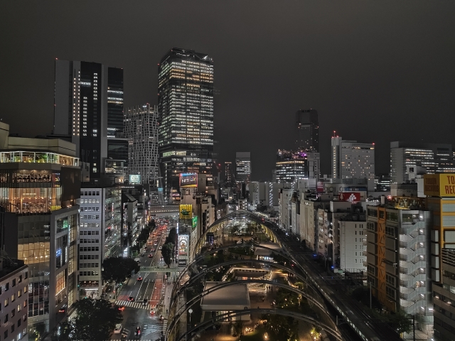 시부야 야경