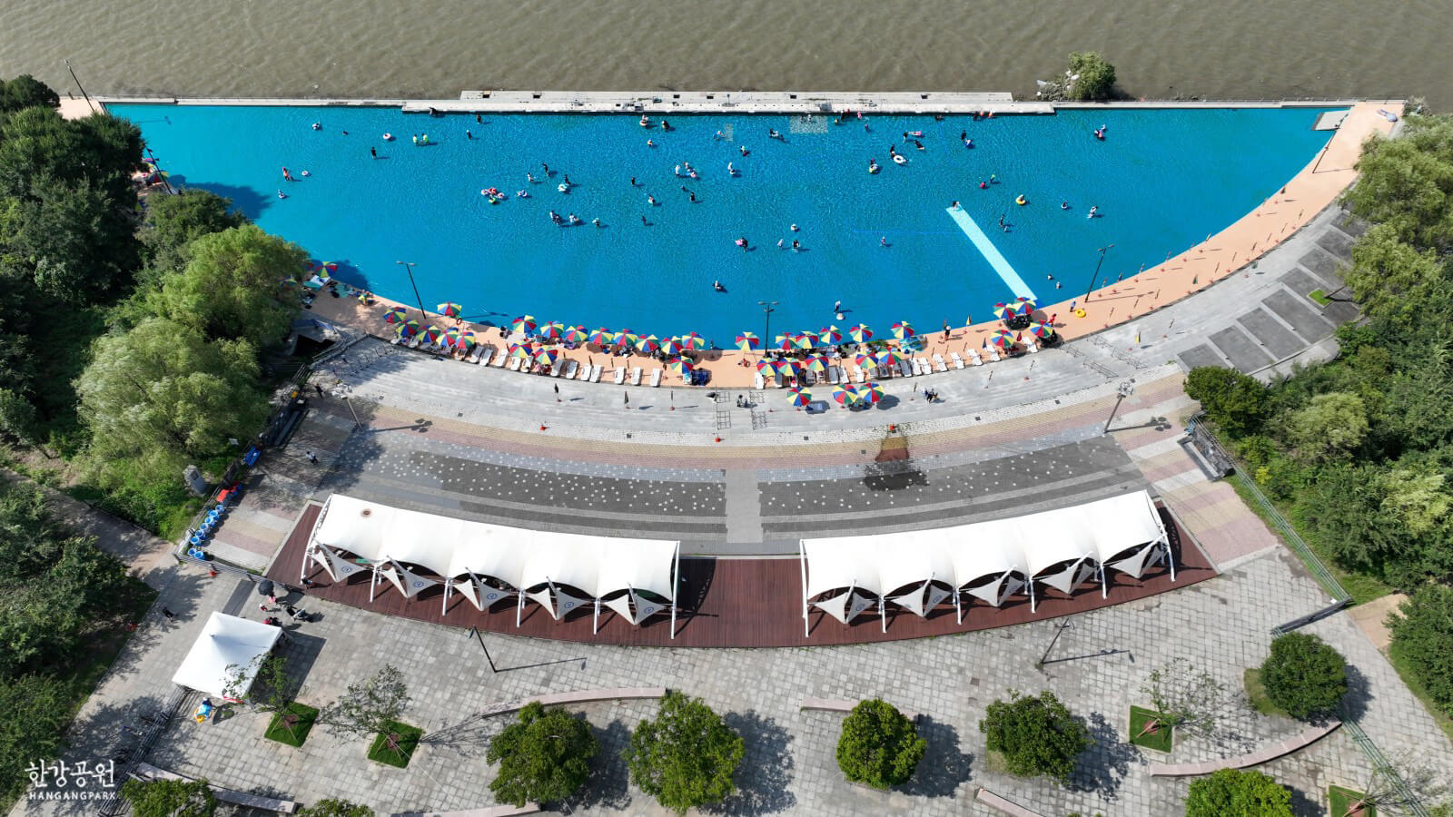 난지 한강 수영장 물놀이장 사진