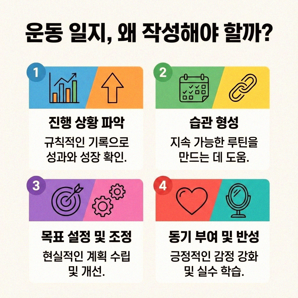 운동 일지 효과적으로 쓰는 방법 나만 몰랐어