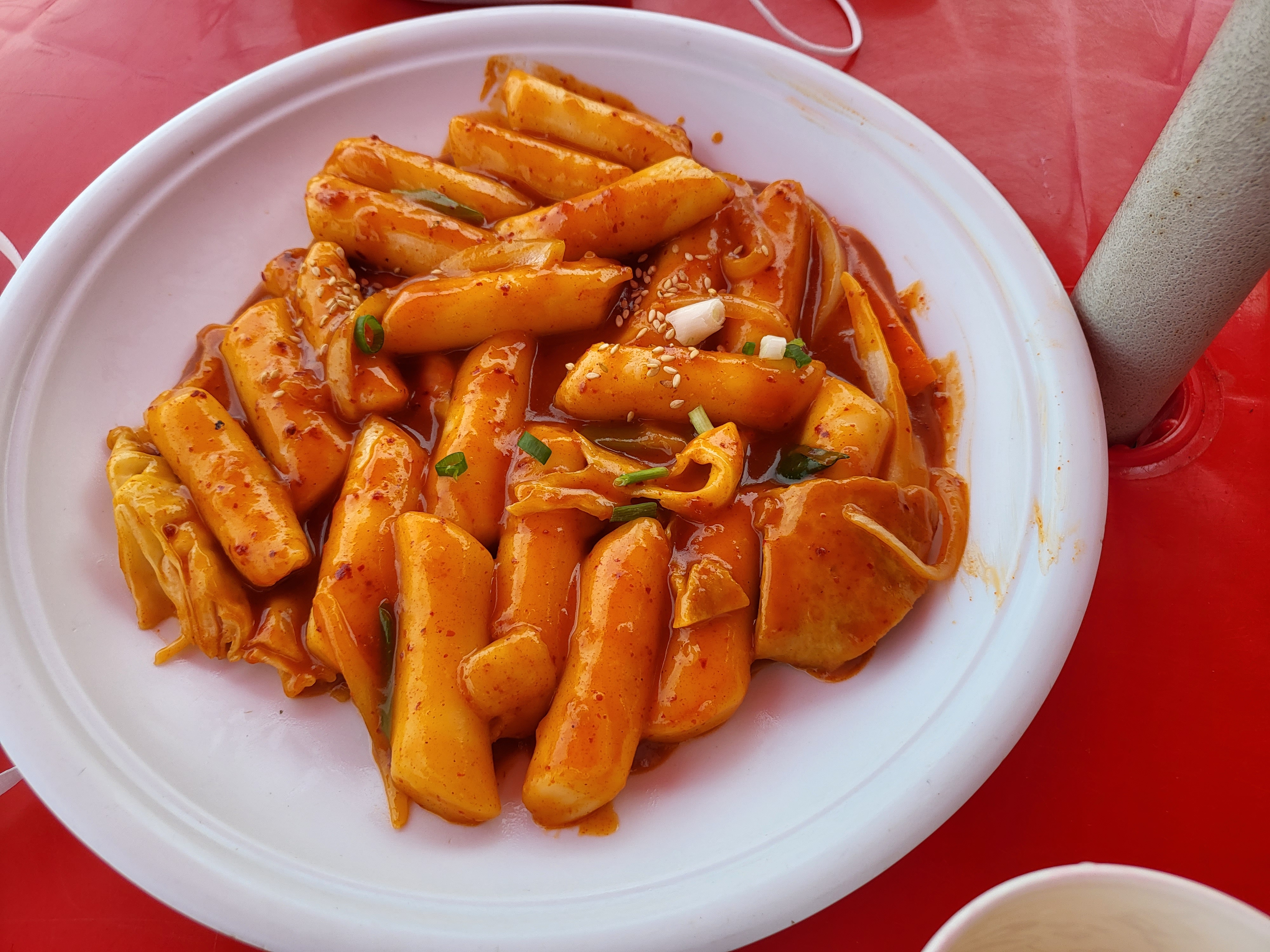 만성리검은모래해변 떡볶이