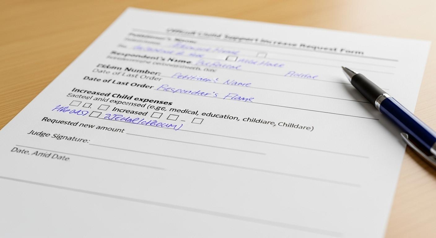 양육비 증액청구