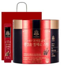 고려홍삼중앙회 6년근 고려홍삼정 홍삼을 통채로 스틱 +쇼핑백, 10ml, 100개