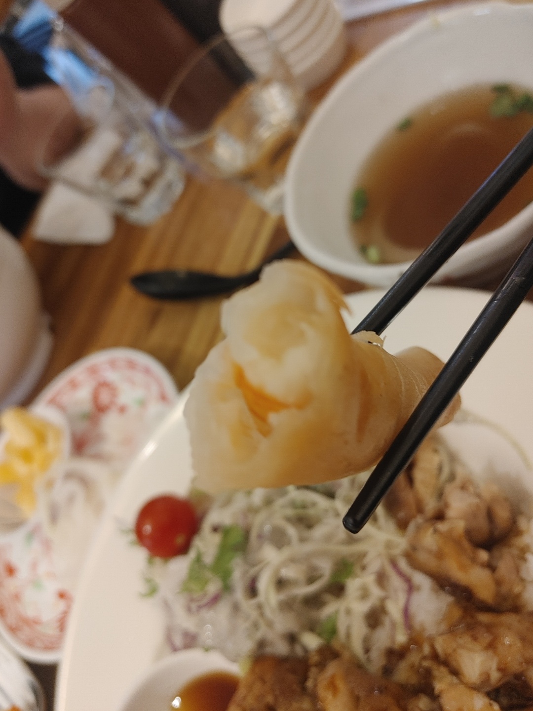 강남구청 맛집 점심식사 추천 사이공 핫팟, 새우말이 에그롤