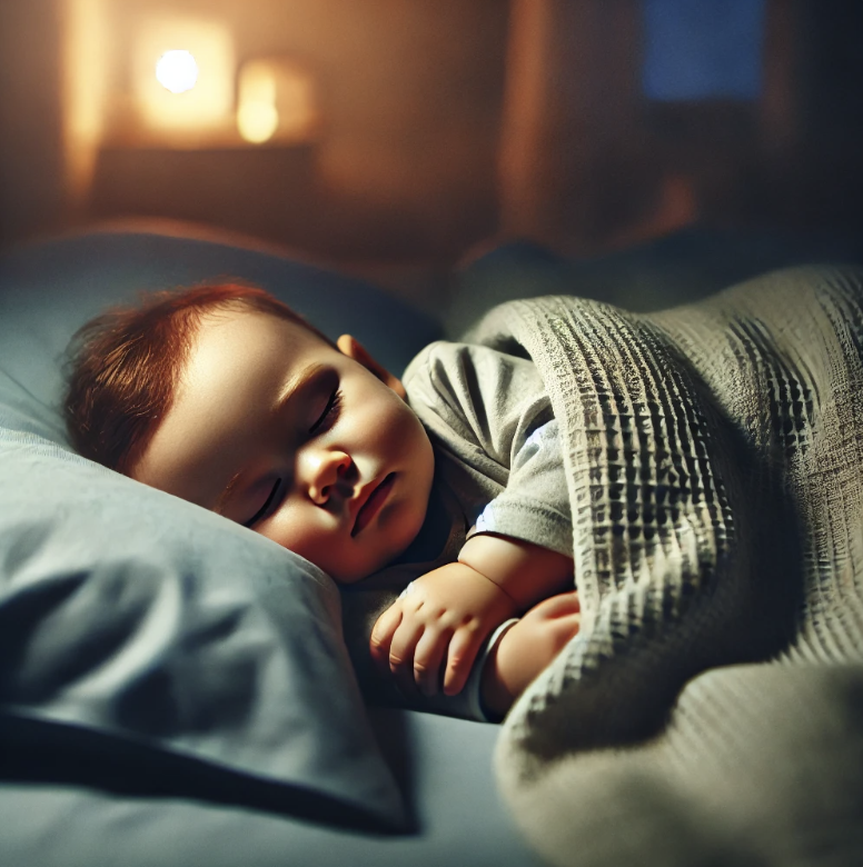 밤잠 자는 아기 이미지