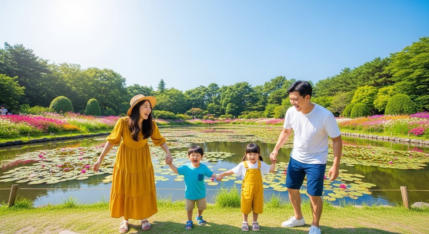 초등학교 여름방학 순천만국가정원