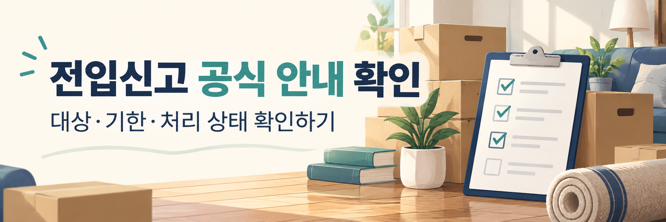 이사 전후 주소변경 체크리스트 - 전입신고·우편·통신 변경 기록표 다운로드