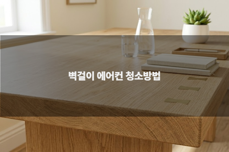 벽걸이 에어컨 청소방법