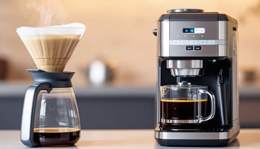 핸드드립 vs 머신 커피