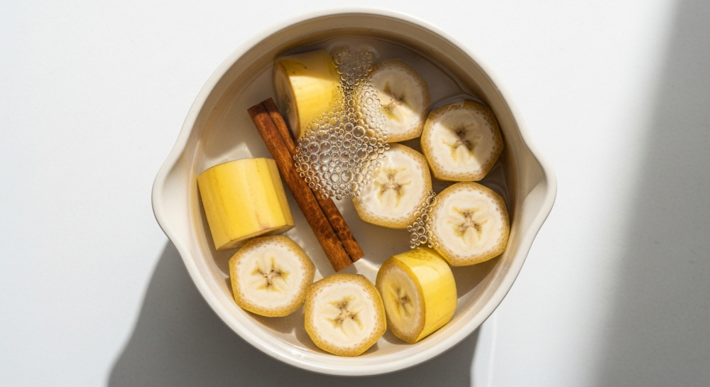 바나나 끓인 물 효능