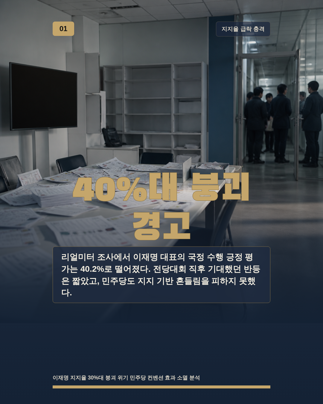 40%대 붕괴 경고