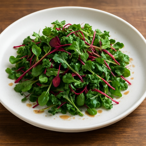 새싹비트, 미니루꼴라, 케일마이크로그린 샐러드