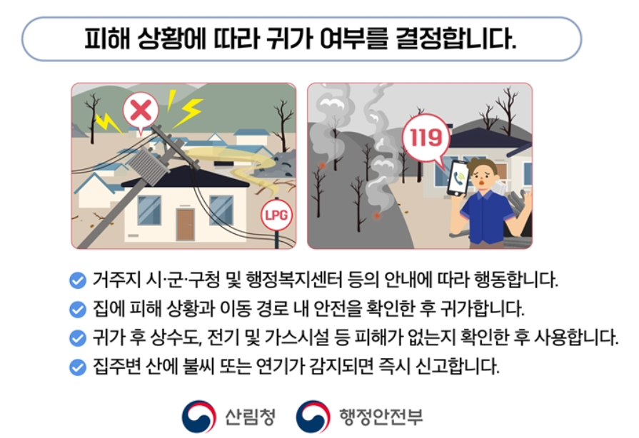 산불 대피요령