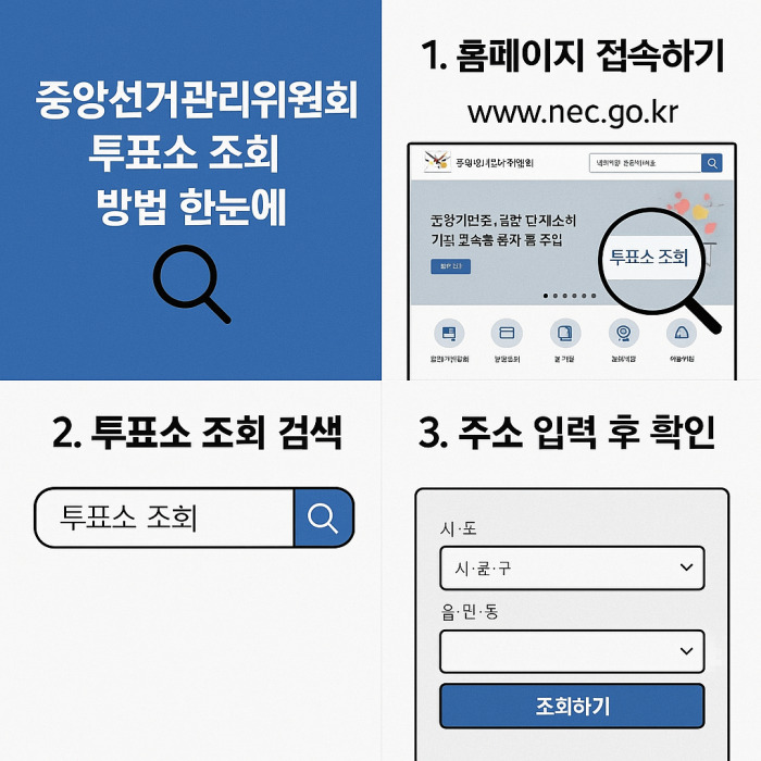 2025 제21대 대통령 선거 투표소 조회