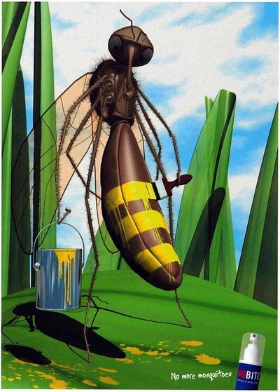 살충제 광고 카피 인쇄광고