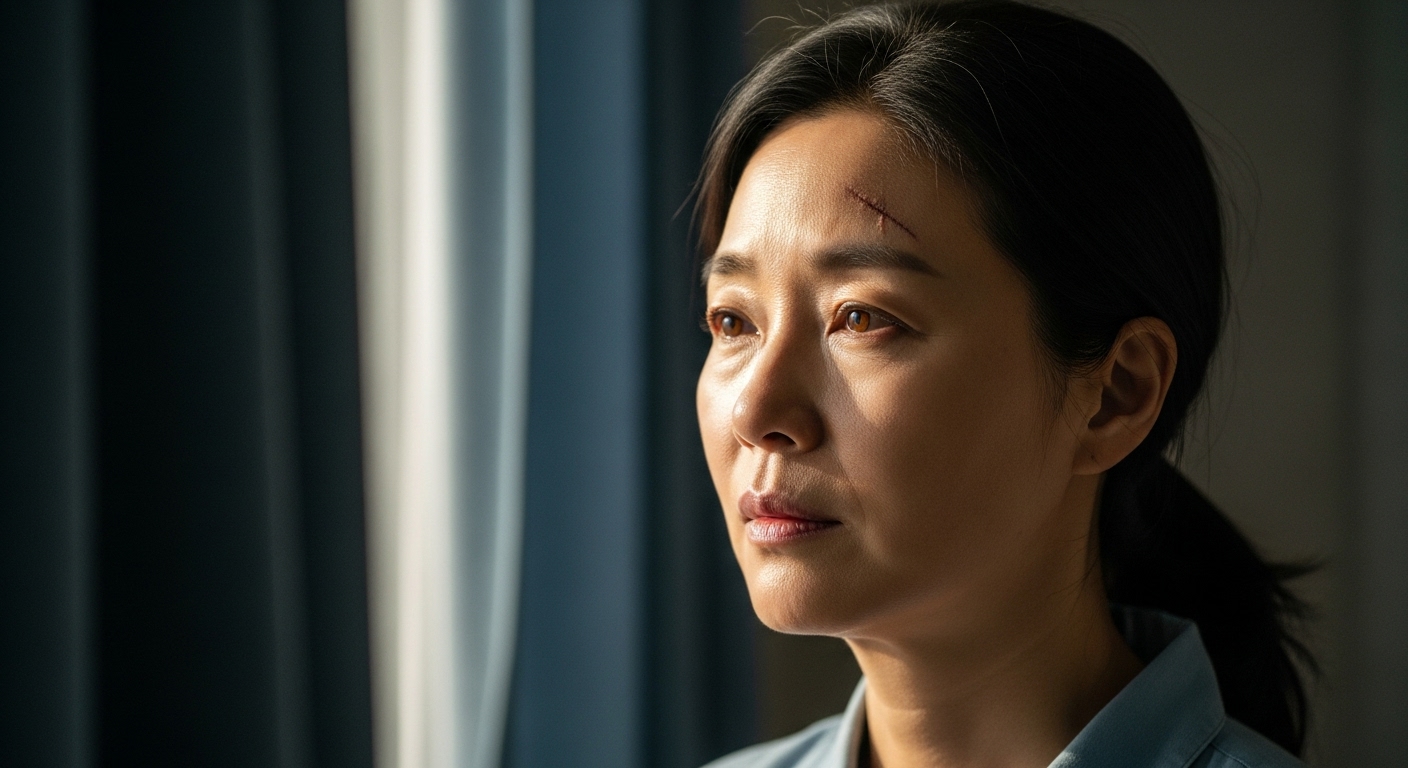 사진-이마의 흉터