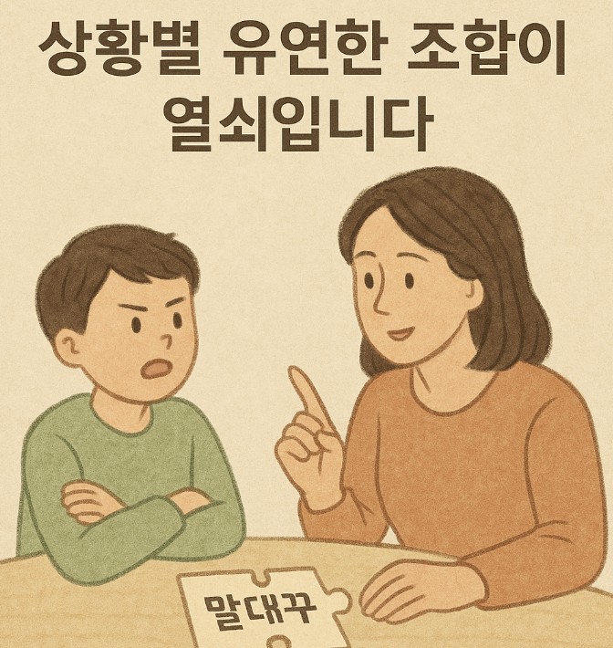 말대꾸 대처 방법 사진