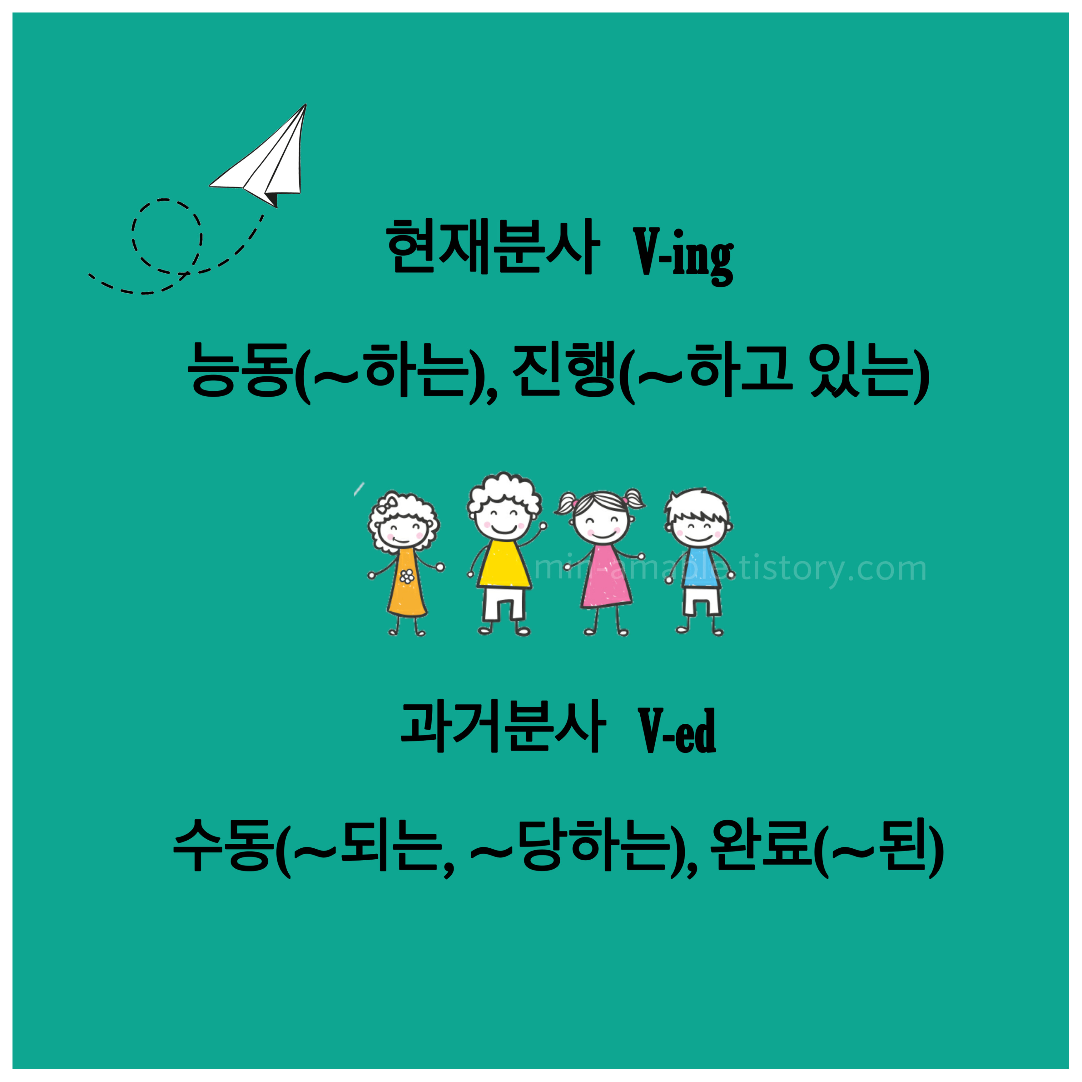 현재분사,과거분사 차이점