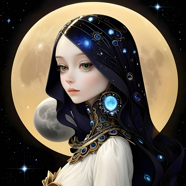 Virgo. 처녀자리 소녀.