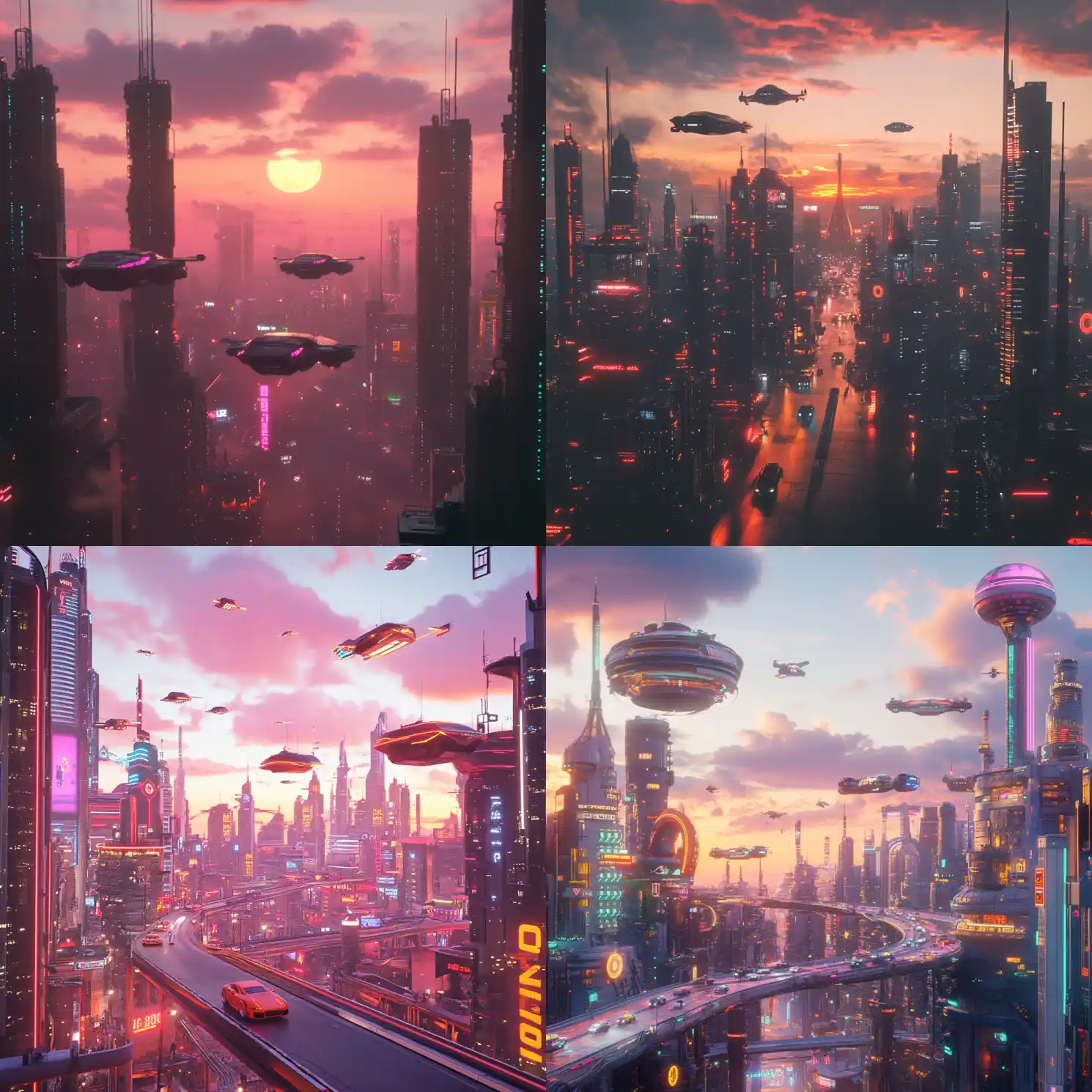 chaos 값을 0으로 설정해서 만들어진 이미지 2