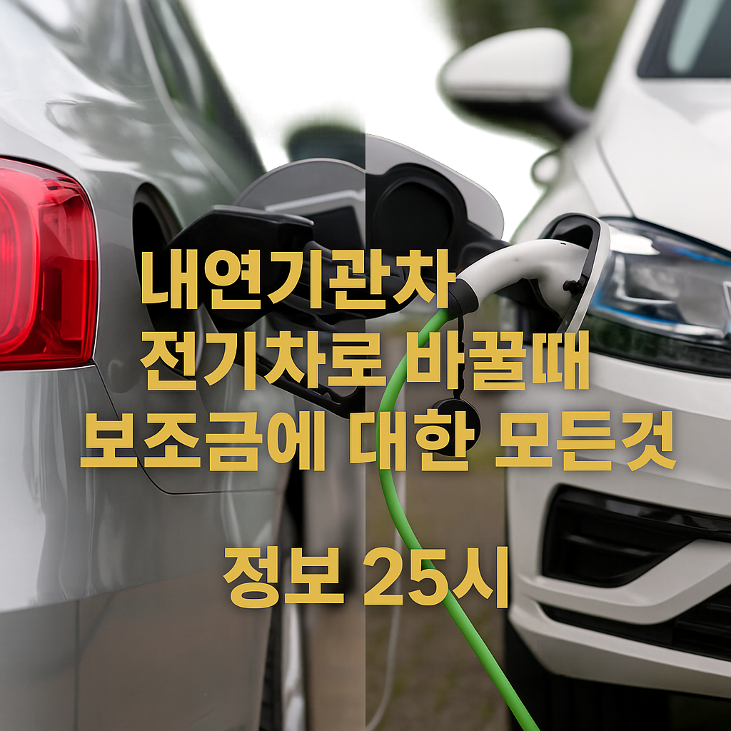 내연기관차에서 전기차로 전환할 때, 놓치면 후회할 보조금 제도이미지