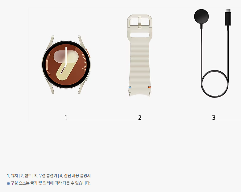 삼성전자 갤럭시워치7 40mm 블루투스 스펙, 사양, 제원