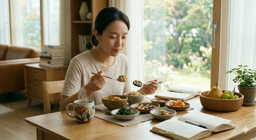 TV 보면서 밥 먹지 마세요!