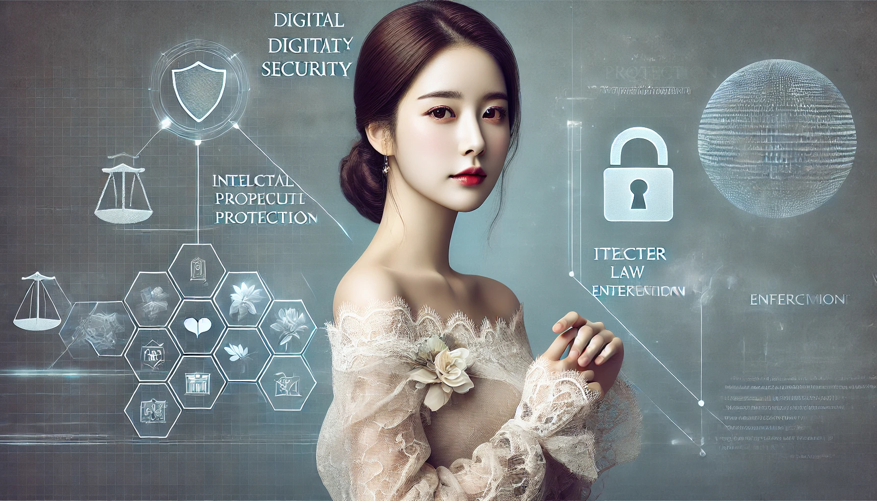 불법 복제물 유통 금지 설명하는 이미지