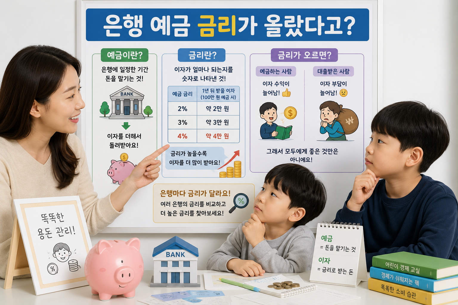 후후랑 경제이야기- 예금 금리가 오르면 좋은건가?