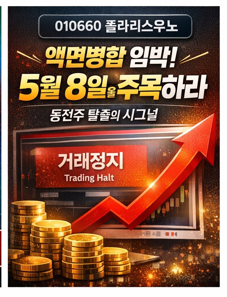 폴라리스우노(010660), 기업분석 액면병합 통한 주가 정상화 시동과 주가전망