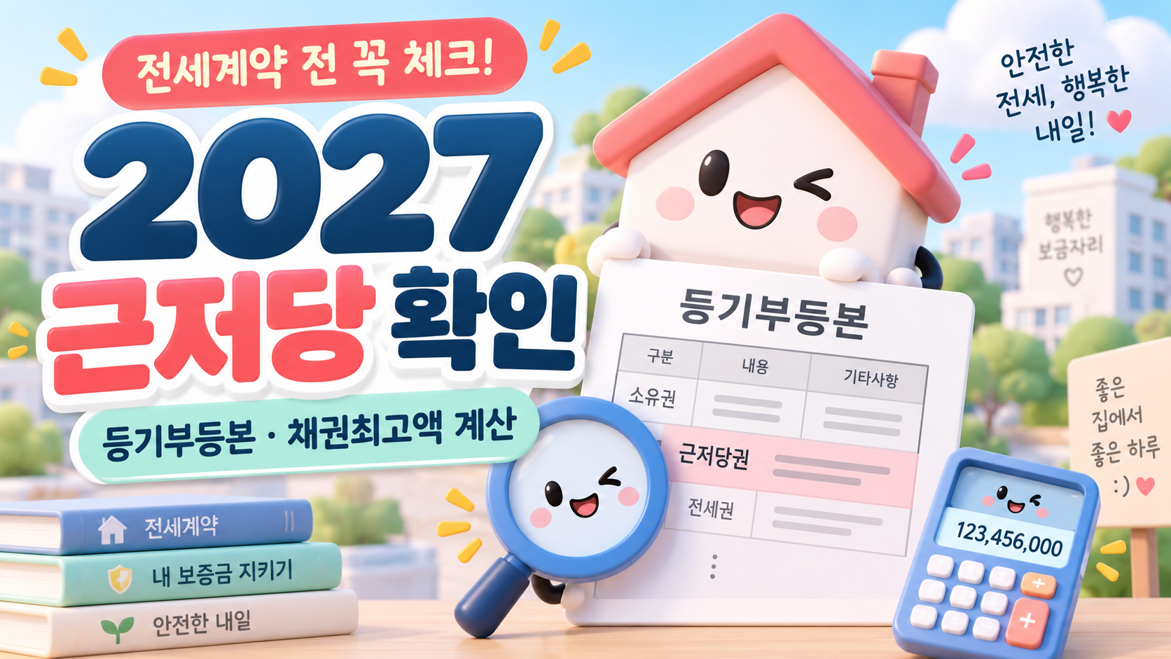 전세계약 전 근저당 확인방법 2027｜등기부등본 보는 법&middot;채권최고액 계산 총정리