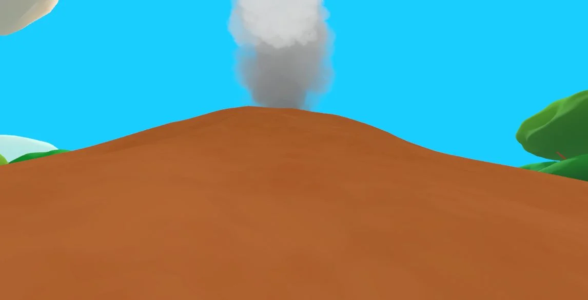 파인애플-온-피자-게임-오르막-길의-끝에-피어오르는-연기