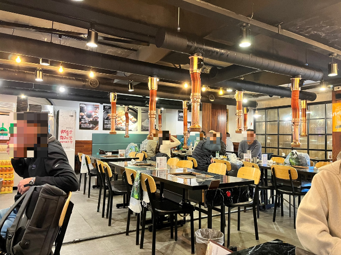 삼덕식당 내부 모습