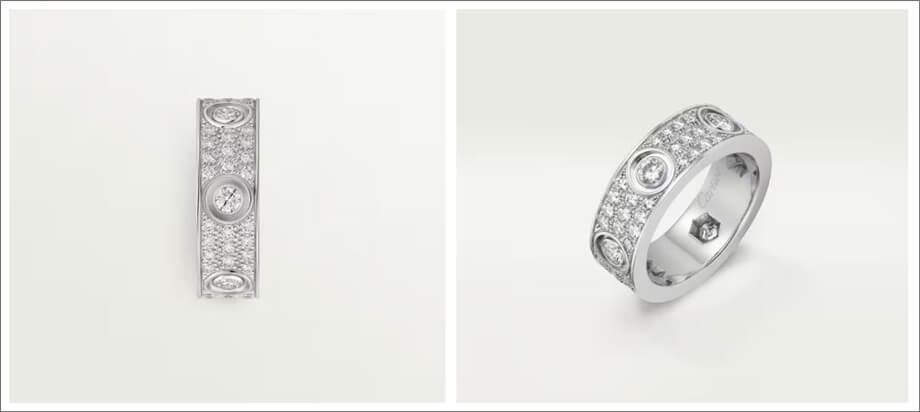 파베 올다이아 미디엄_화이트골드