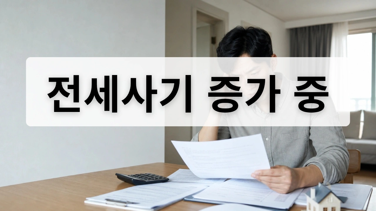 전세사기 증가 중 썸네일 이미지