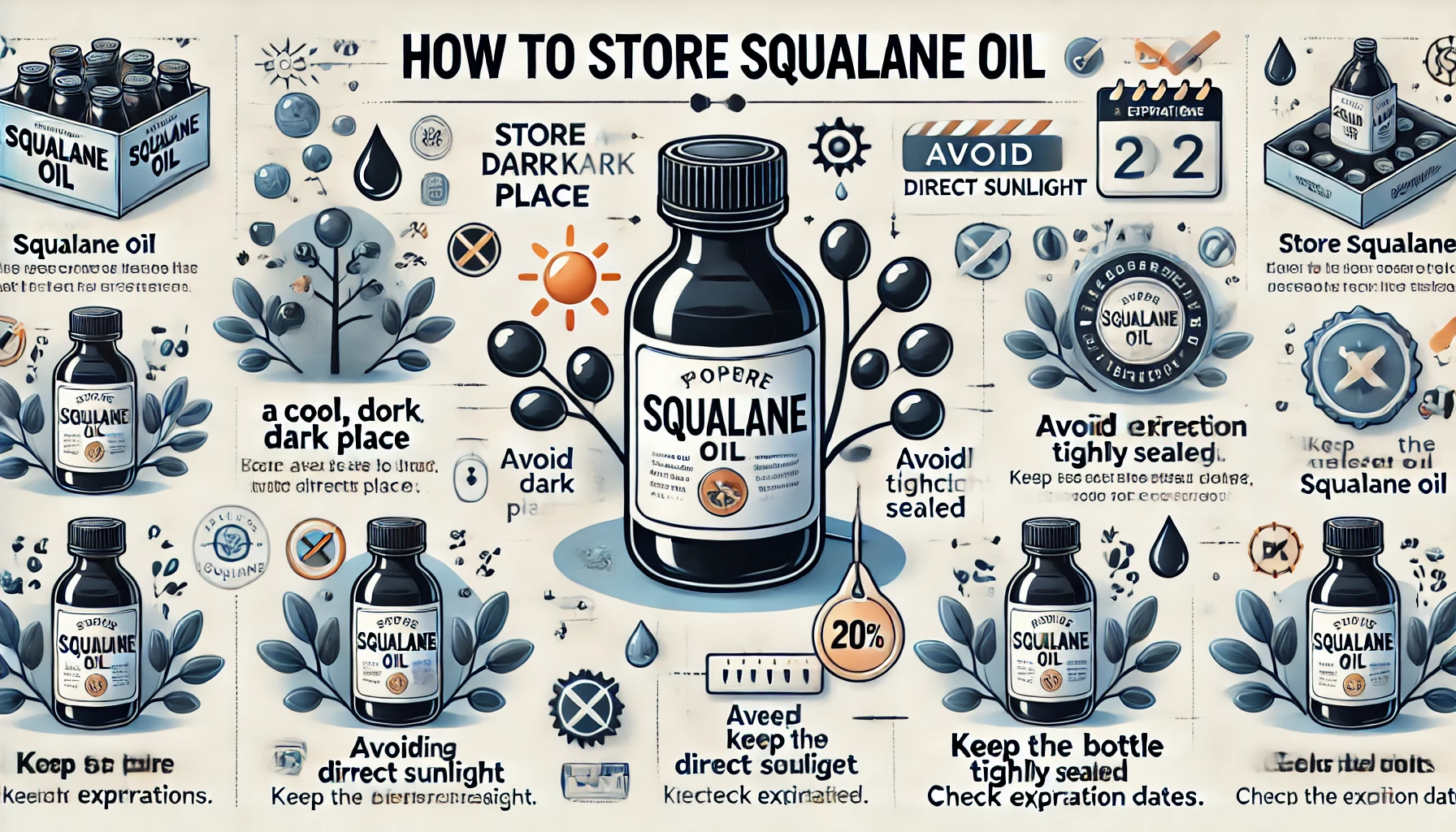 스쿠알란 오일의 보관 방법