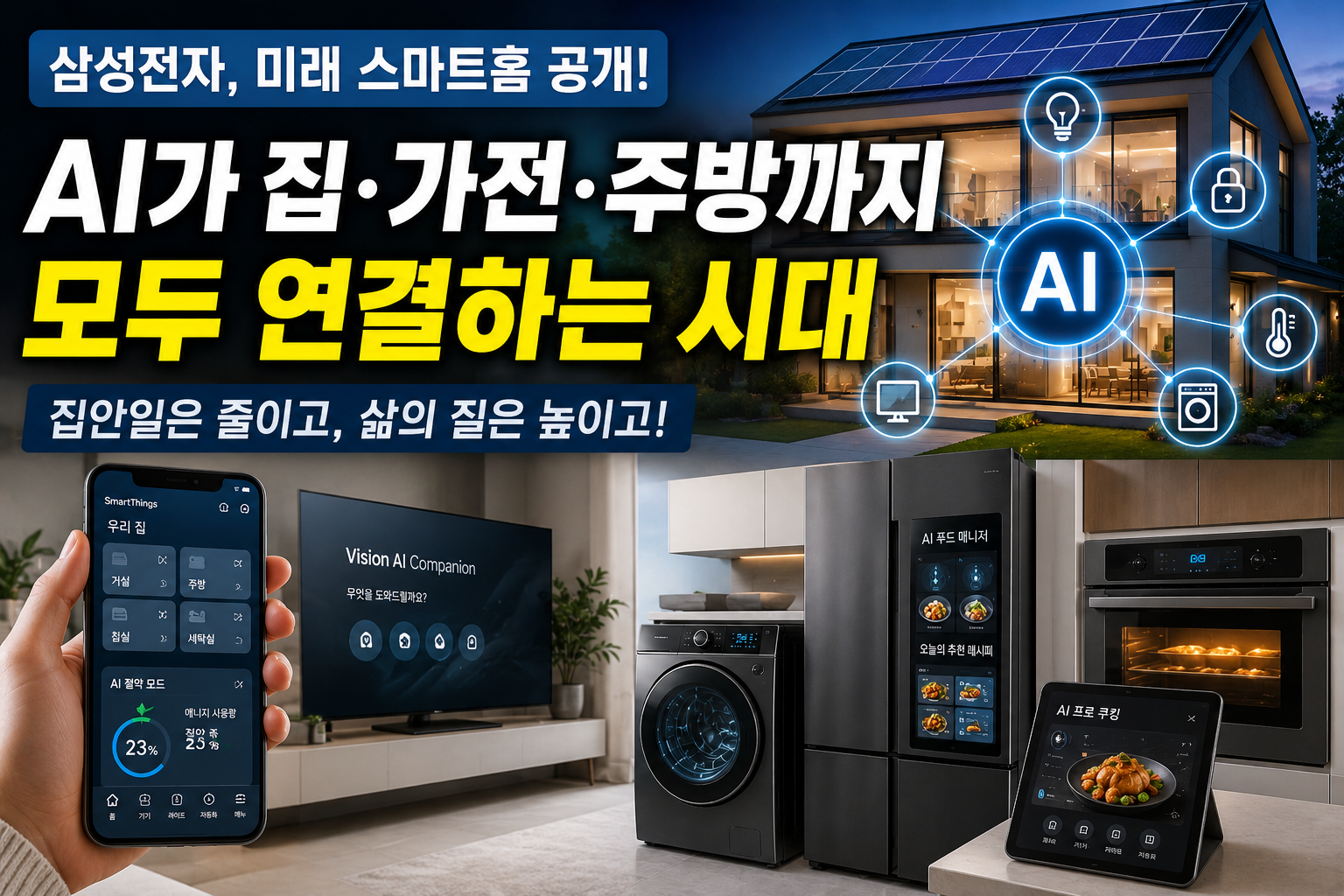 삼성전자 AI 스마트홈 공개