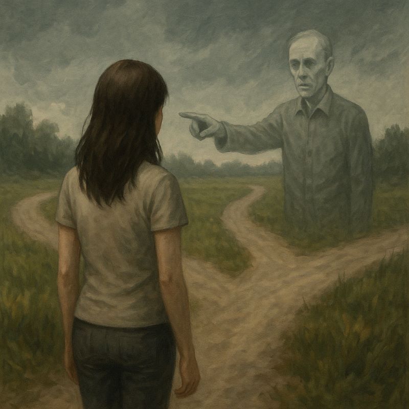 죽은 사람이 알려주는 길 – 결정의 힌트일까?