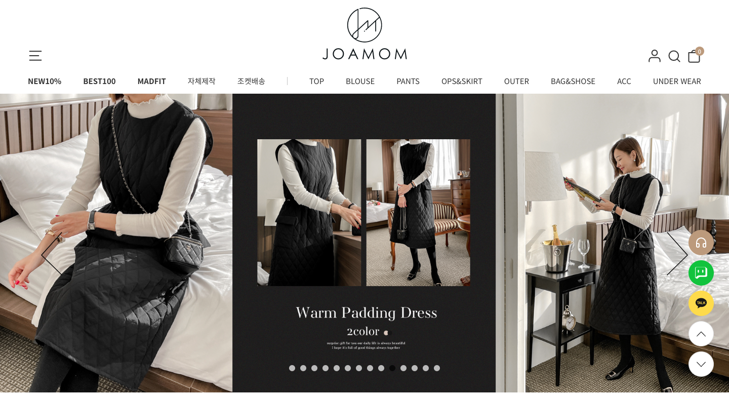 조아맘(JOAMOM) 40대 여성의류 쇼핑몰