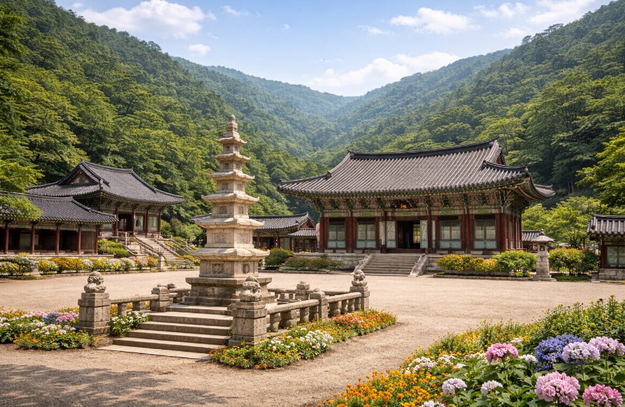 남원 실상사 전경